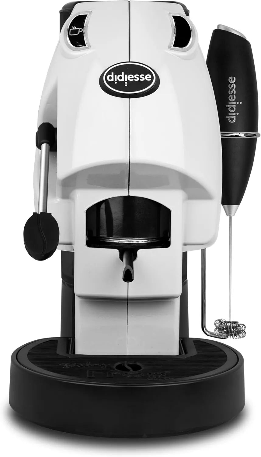 Ekspres do kawy, 450 W, Didiesse Baby Frog Coffee & Tea, ekspres do kawy na wafle, niskie zużycie 450 W, dozownik gorącej wody.