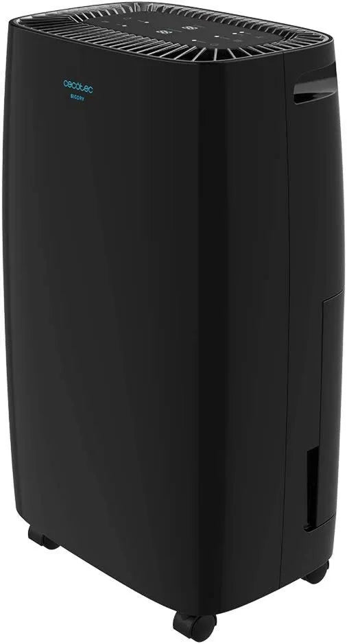 Cecotec osuszacz powietrza, 10 l / dzień 24h osuszacz powietrza, 2, 5 l, 105 m3 / h, zegar, duży zbiornik, zdejmowany, czarny, wilgotność od 40% do 80%, ekran LED, R290 gaz 10 l/jour