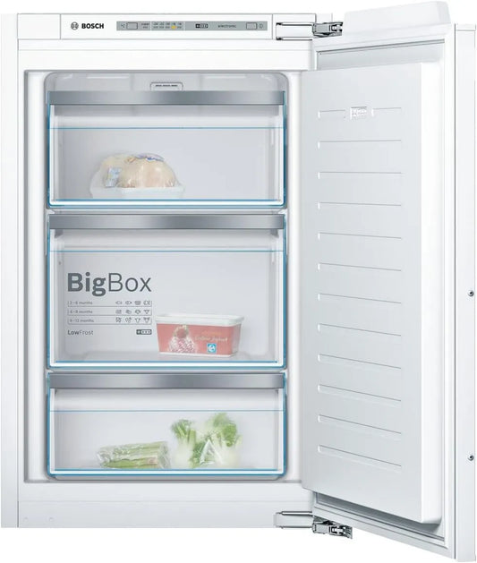 Bosch zamrażarka, 6 Series Integrated 104 kWh, rok 95 LowFrost BigBox Integrated 88 x 56 GIV21ADD0