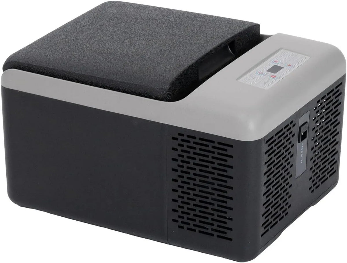 Alpicool, Elektryczna chłodnica, 9 l, 20 do 20°C, 24 V, C9PT 12, samochód, kemping, mini przenośna lodówka, czarny, kompresor przenośny