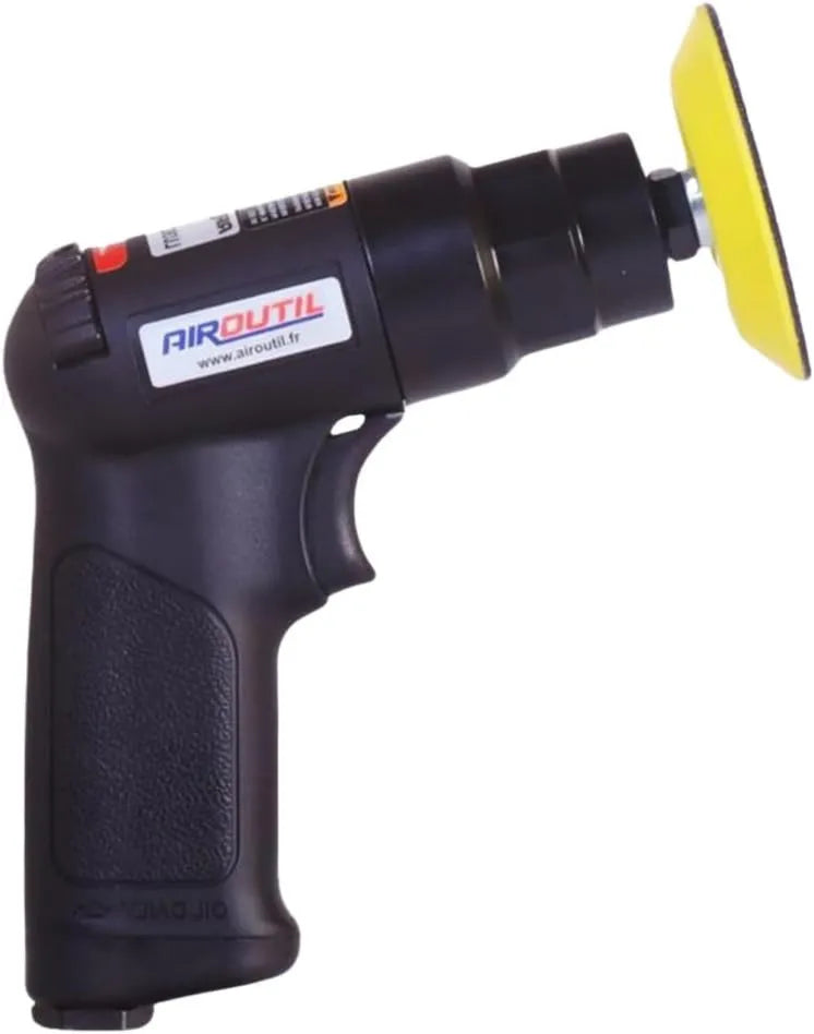 AIROUTIL, Firma, Mini Pneumatyczne Polisher, 74, 2 DB, Mini Pneumatyczne Gun pistolet Ø75 mm Auto- Adhesive, Pneumatyczne Pneumatyczne Polisher
