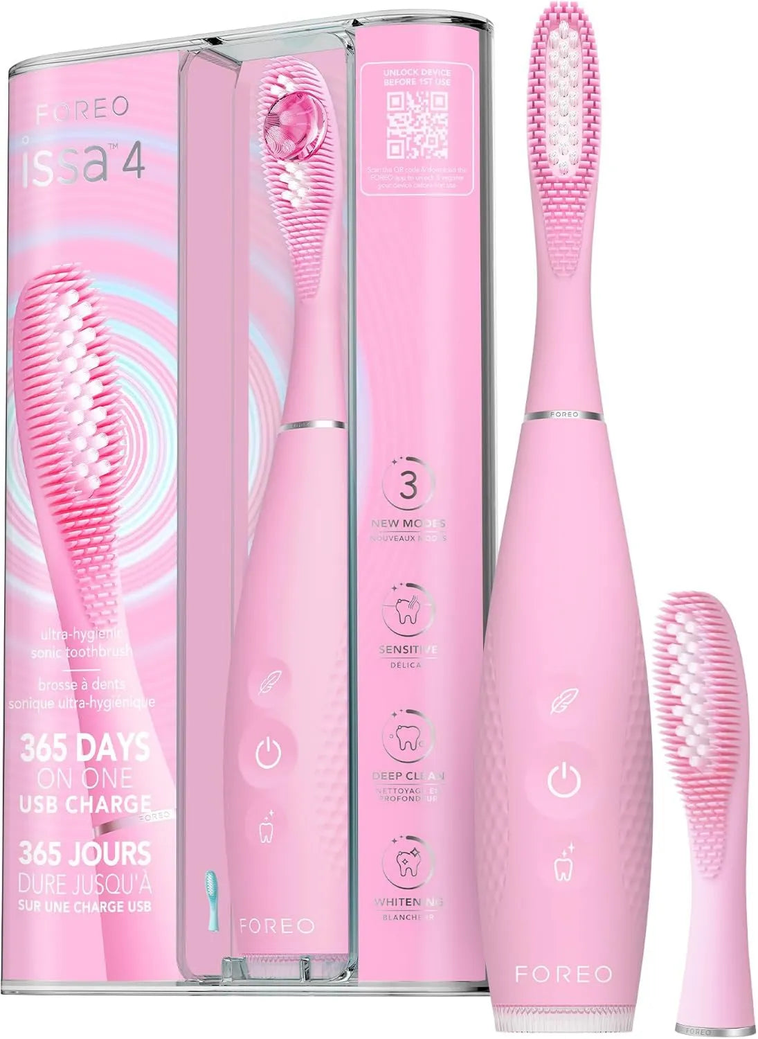 FOREO, ISSA 4 4- in-1 Szczotka, higiena, ISSA, ultrahigieniczna 4-en-1