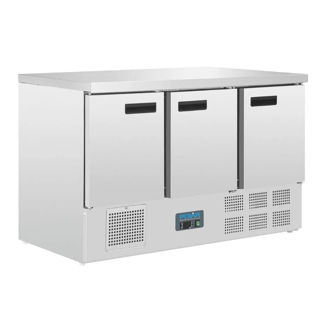 Polar, Profesjonalny stół chłodniczy x1370 x700, 368 l, 235 W, 2 do 5°C, klasa energetyczna E, stal nierdzewna, pojemność użytkowa: 308Ltr, 880, G622