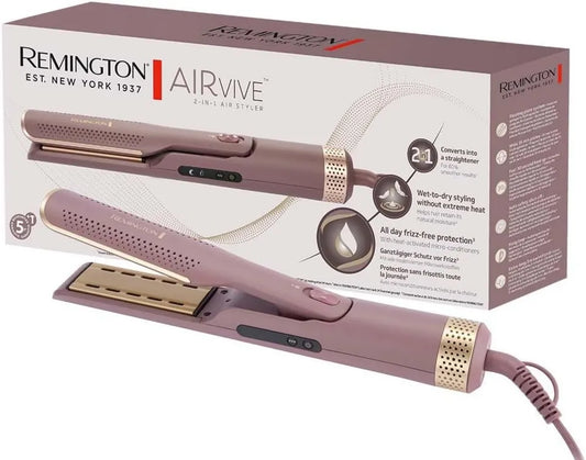 Remington suszarka do włosów, Prostownica do włosów, AS8930, ekran LED, 2 w 1: suche lub mokre włosy