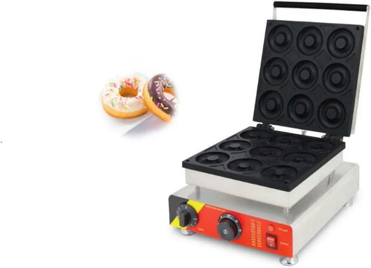 TXMACHINE, Maszyna do pączków, 50 Hz, 9 druków, 220 V, zegar, 3, 54 cala