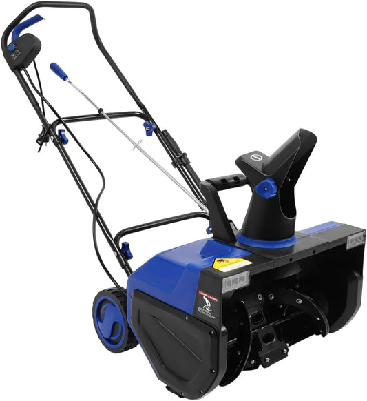 Dmuchawa, 2400 W, 56 cm, 7,6 m, 33 cm, Elektryczna odśnieżarka, pług śnieżny obracany o 180°, odśnieżarka z podwójnymi diodami LED