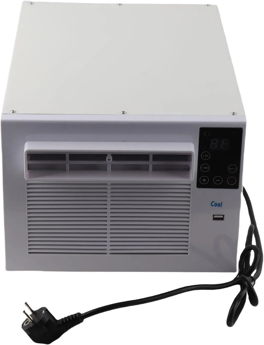 SUPYINI klimatyzator przenośny, Klimatyzator, 280 W, 220 V, przenośne, dotykowe, kemping, gniazdo EU 220 V, Ogrzewanie osuszacz, tryb zegarka sennego, biurko, Voitu