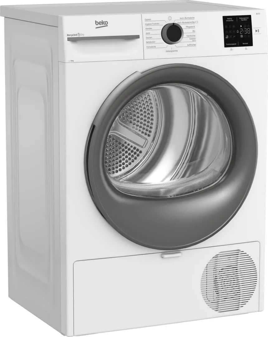 Beko suszarka z pompą ciepła, BM3T38210 W1 Suszarka, 15 programów, 8 kg, higiena, biały, BM3T38210 W1 Susząca Pompa Ciepła do ubrań 8 kg Hipoalergiczne Susząca Hygiena