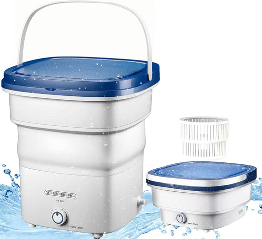 Steinborg pralka, 135 W, 5 kg, 65 dB, przenośne, kemping, do 1, Mini składana, małe