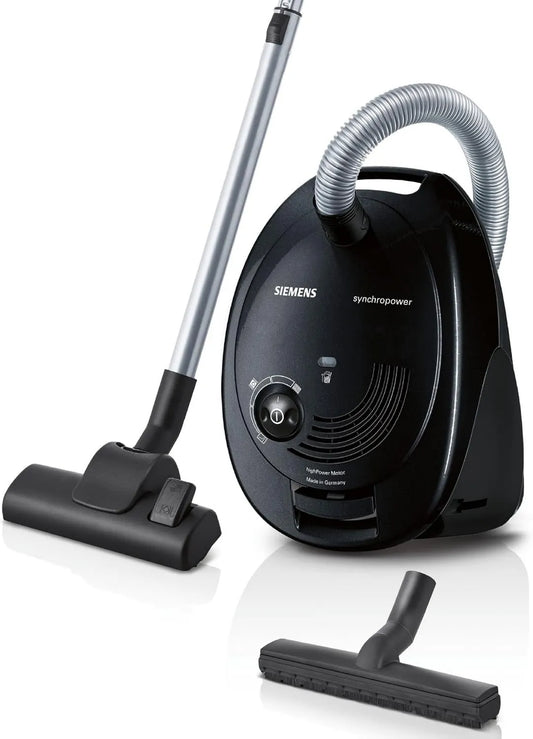 SIEMENS odkurzacz tradycyjny, VS06A212 Odkurzacz, 600 W, duży zbiornik