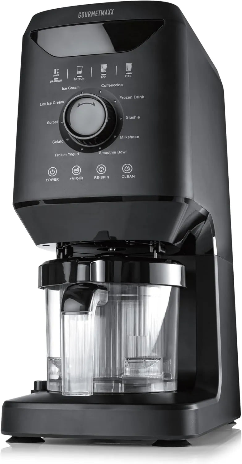GOURMETmaxx, W 10 Maszyna do śmietany, kostkarka do lodu, 800 W, 10 programów, szkło