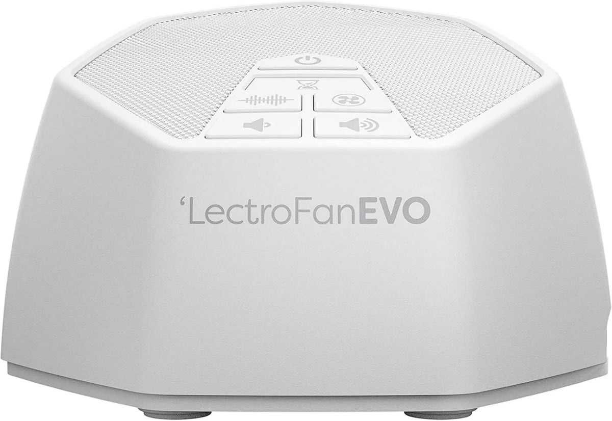 LectroFan, wentylator, ASM1020- WW, zegar, biały, Model International z UK, gniazda UE & USA ASM1020-WW
